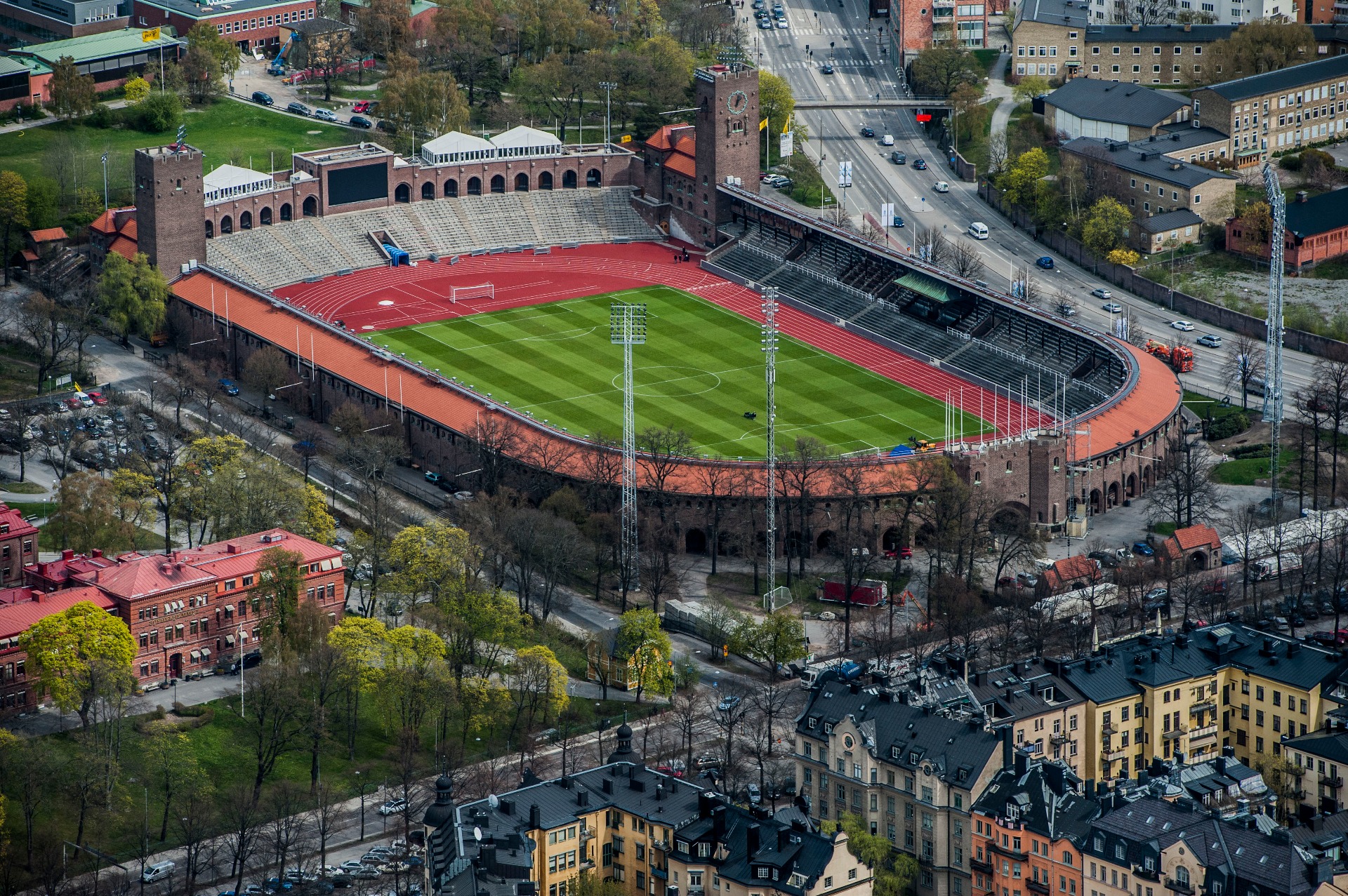 Stockholm Stadion har huset både AIK (1912-37) og Djurgården (1936-2013)